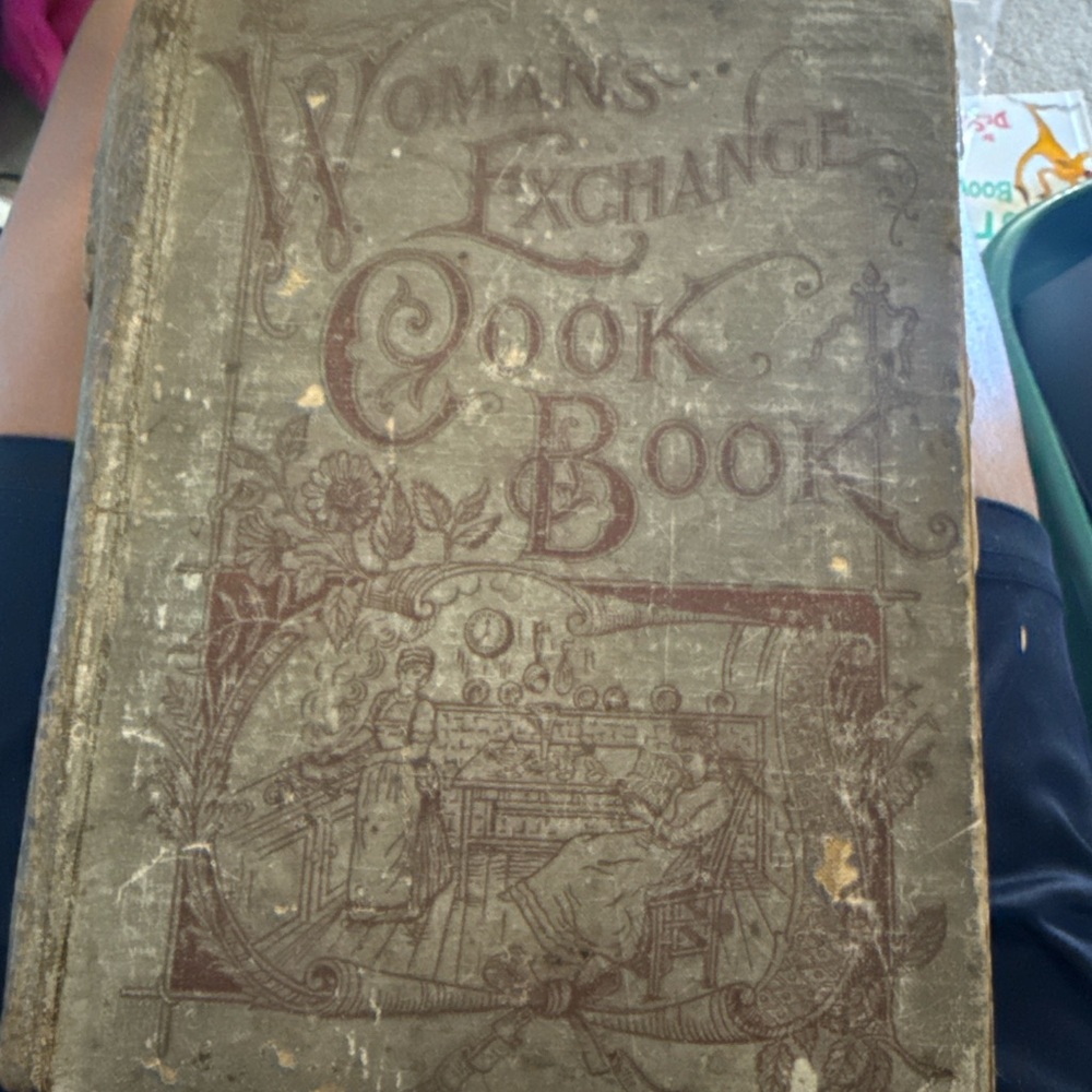 Antique 1901 Woman’s Exchange Cook Book Minnie Palmer Victorian Recipes